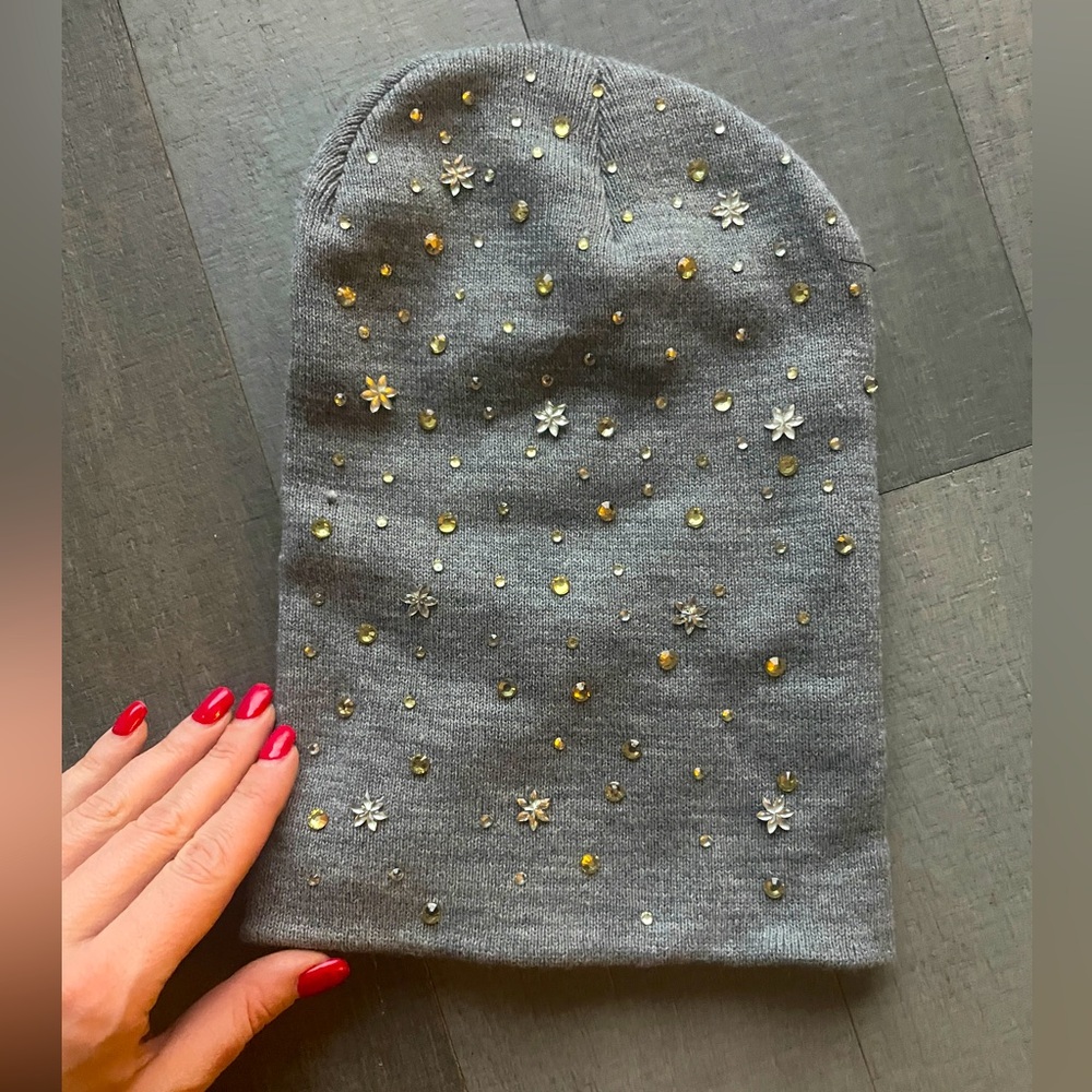 Cute hat with jewels, one size